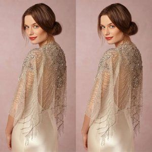 BHLDN Ursa Minor 1920's style beaded wrap by Carol Hannah